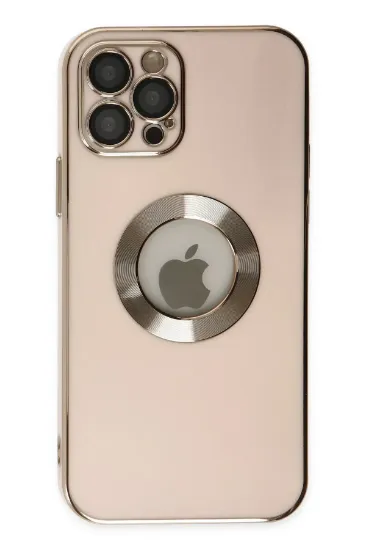 Newface iPhone 12 Pro Max Kılıf Store Silikon - Pembe resmi