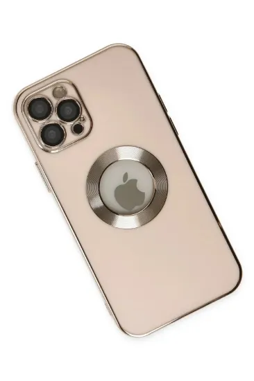 Newface iPhone 12 Pro Max Kılıf Store Silikon - Pembe resmi