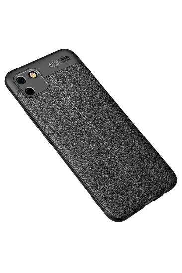 Newface Realme C11 2021 Kılıf Auto Focus Kapak - Siyah resmi