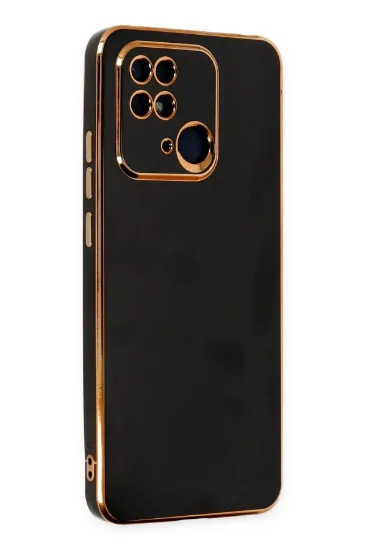 Newface Xiaomi Redmi 10C Kılıf Volet Silikon - Siyah resmi