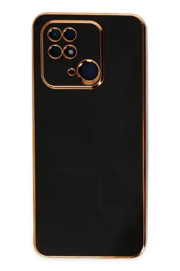 Newface Xiaomi Redmi 10C Kılıf Volet Silikon - Siyah resmi