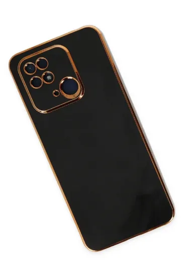 Newface Xiaomi Redmi 10C Kılıf Volet Silikon - Siyah resmi