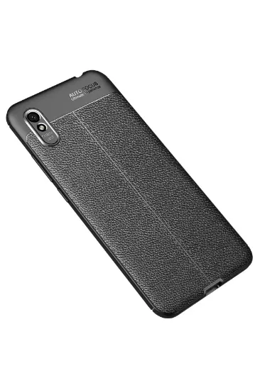 Newface Xiaomi Redmi 9A Kılıf Auto Focus Kapak - Siyah resmi