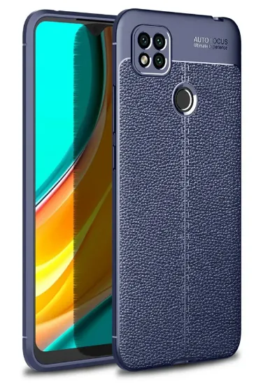 Newface Xiaomi Redmi 9C Kılıf Auto Focus Kapak - Lacivert resmi