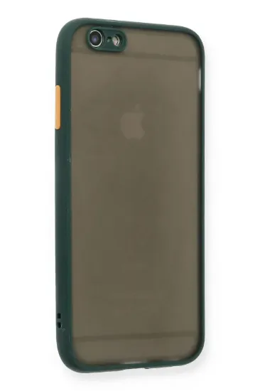 Newface iPhone 6 Kılıf Montreal Silikon Kapak - Yeşil resmi