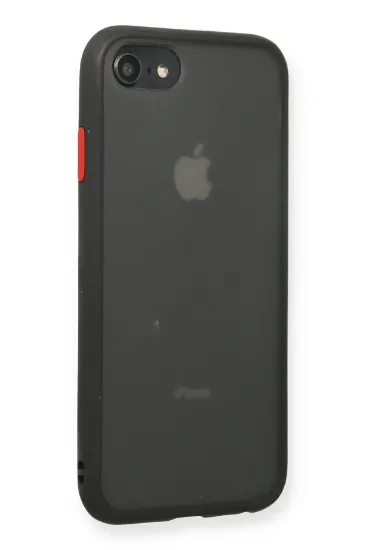 Newface iPhone 7 Kılıf Montreal Silikon Kapak - Siyah resmi