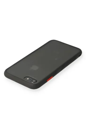 Newface iPhone 7 Kılıf Montreal Silikon Kapak - Siyah resmi