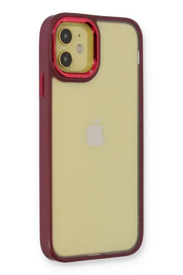 Newface iPhone 12 Kılıf Dora Kapak - Kırmızı resmi