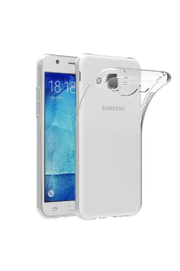 Newface Samsung Galaxy J7 Kılıf Lüx Şeffaf Silikon resmi