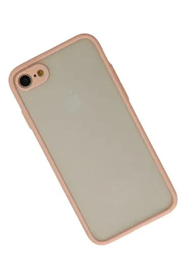 Newface iPhone 7 Kılıf Montreal Silikon Kapak - Pembe resmi