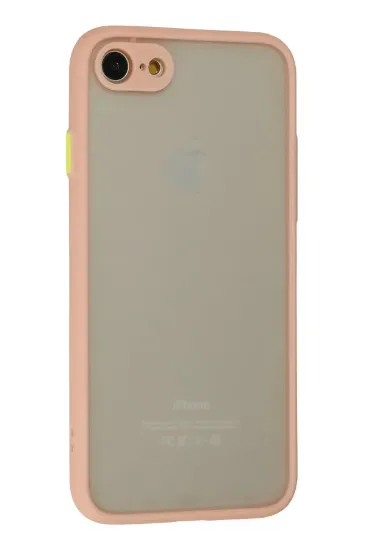 Newface iPhone 7 Kılıf Montreal Silikon Kapak - Pembe resmi