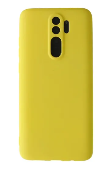 Newface Xiaomi Redmi Note 8 Pro Kılıf First Silikon - Sarı resmi