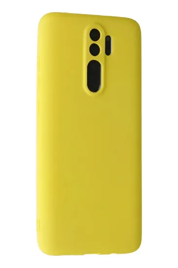 Newface Xiaomi Redmi Note 8 Pro Kılıf First Silikon - Sarı resmi
