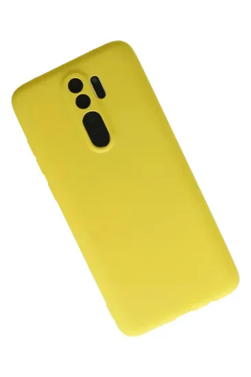Newface Xiaomi Redmi Note 8 Pro Kılıf First Silikon - Sarı resmi
