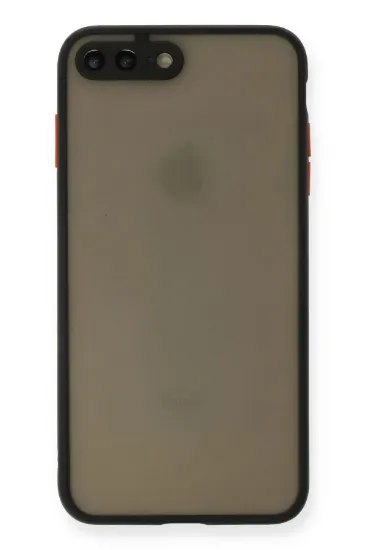 Newface iPhone 7 Plus Kılıf Montreal Silikon Kapak - Siyah resmi