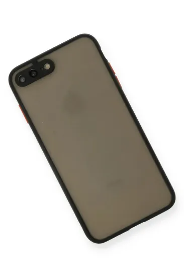 Newface iPhone 7 Plus Kılıf Montreal Silikon Kapak - Siyah resmi