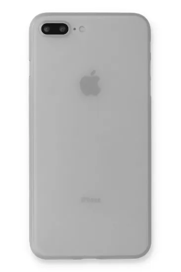 Newface iPhone 7 Plus Kılıf PP Ultra İnce Kapak - Beyaz resmi