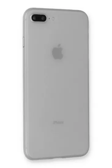 Newface iPhone 7 Plus Kılıf PP Ultra İnce Kapak - Beyaz resmi