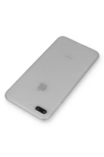 Newface iPhone 7 Plus Kılıf PP Ultra İnce Kapak - Beyaz resmi