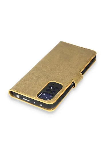 Newface Xiaomi Redmi Note 11 Pro Kılıf Trend S Plus Kapaklı Kılıf - Gold resmi