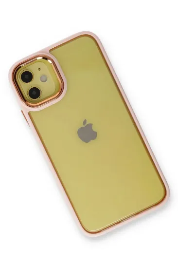 Newface iPhone 12 Kılıf Dora Kapak - Pudra resmi