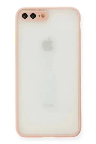 Newface iPhone 7 Plus Kılıf Montreal Silikon Kapak - Pembe resmi