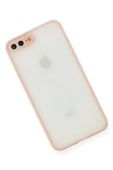 Newface iPhone 7 Plus Kılıf Montreal Silikon Kapak - Pembe resmi