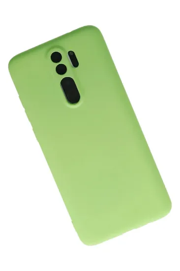 Newface Xiaomi Redmi Note 8 Pro Kılıf First Silikon - Yeşil resmi