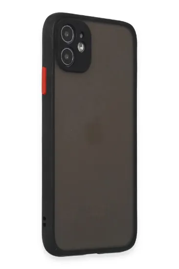 Newface iPhone 11 Kılıf Montreal Silikon Kapak - Siyah resmi