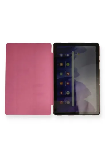 Newface Samsung Galaxy T870 Tab S7 11 Kılıf Tablet Smart Kılıf - Pembe resmi