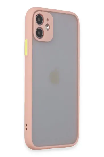 Newface iPhone 11 Kılıf Montreal Silikon Kapak - Pembe resmi
