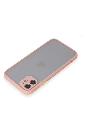Newface iPhone 11 Kılıf Montreal Silikon Kapak - Pembe resmi