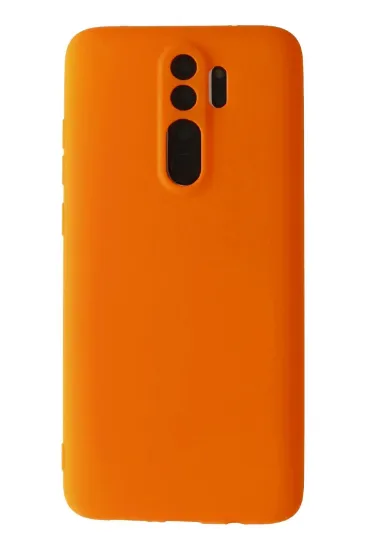 Newface Xiaomi Redmi Note 8 Pro Kılıf First Silikon - Turuncu resmi