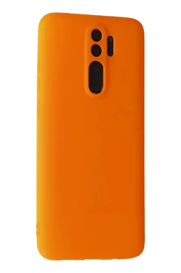 Newface Xiaomi Redmi Note 8 Pro Kılıf First Silikon - Turuncu resmi