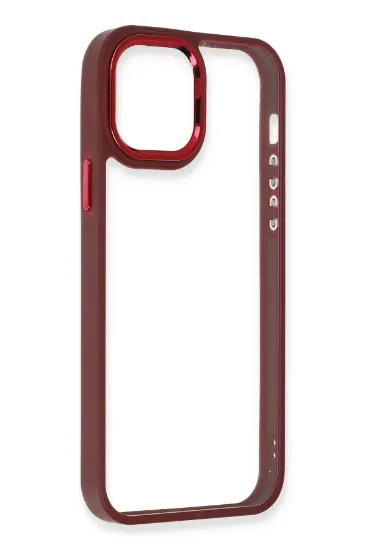 Newface iPhone 12 Pro Max Kılıf Dora Kapak - Kırmızı resmi
