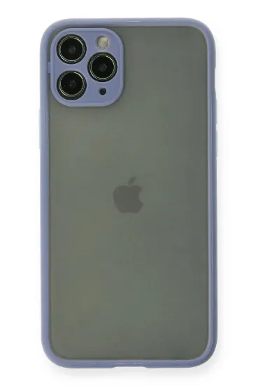 Newface iPhone 11 Pro Kılıf Montreal Silikon Kapak - Gri resmi
