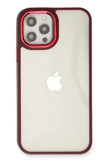 Newface iPhone 12 Pro Max Kılıf Dora Kapak - Kırmızı resmi