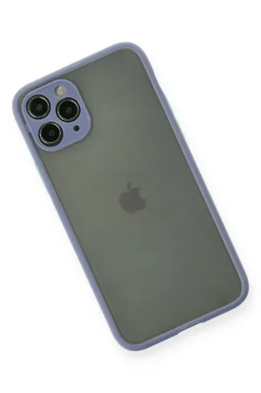 Newface iPhone 11 Pro Kılıf Montreal Silikon Kapak - Gri resmi