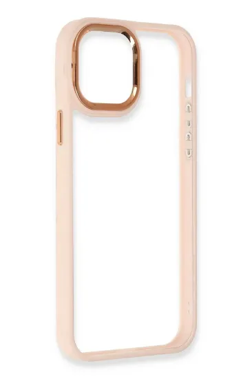 Newface iPhone 12 Pro Max Kılıf Dora Kapak - Pudra resmi