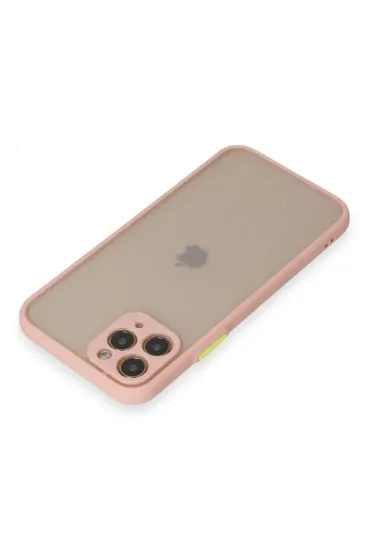 Newface iPhone 11 Pro Kılıf Montreal Silikon Kapak - Pembe resmi