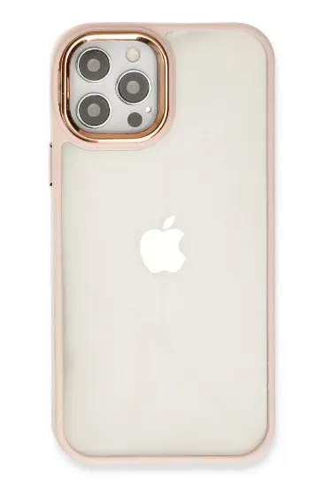 Newface iPhone 12 Pro Max Kılıf Dora Kapak - Pudra resmi