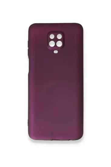 Newface Xiaomi Redmi Note 9 Pro Kılıf First Silikon - Mürdüm resmi