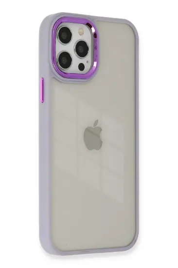Newface iPhone 12 Pro Max Kılıf Dora Kapak - Lila resmi
