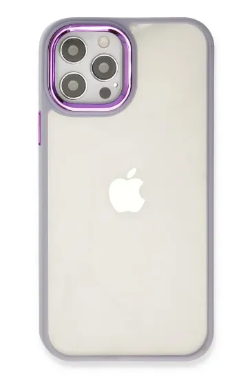 Newface iPhone 12 Pro Max Kılıf Dora Kapak - Lila resmi
