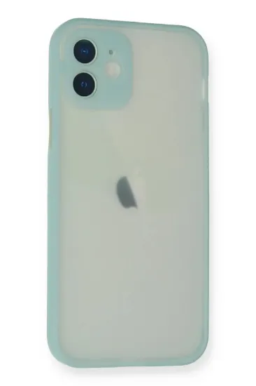 Newface iPhone 11 Pro Max Kılıf Montreal Silikon Kapak - Turkuaz resmi