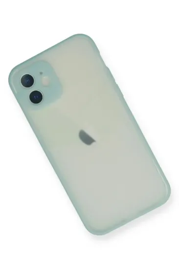 Newface iPhone 11 Pro Max Kılıf Montreal Silikon Kapak - Turkuaz resmi