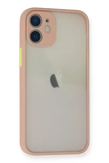 Newface iPhone 11 Pro Max Kılıf Montreal Silikon Kapak - Pembe resmi