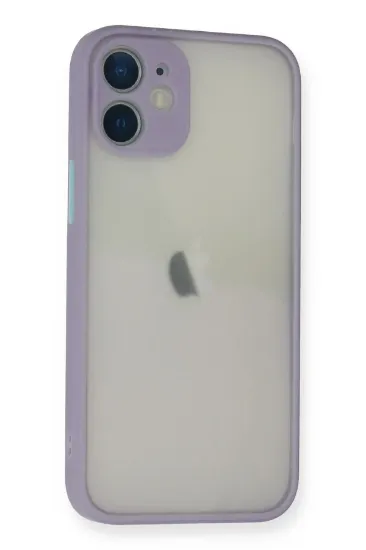 Newface iPhone 11 Pro Max Kılıf Montreal Silikon Kapak - Mor resmi