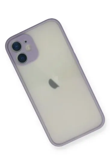 Newface iPhone 11 Pro Max Kılıf Montreal Silikon Kapak - Mor resmi