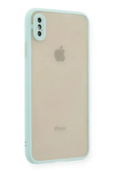 Newface iPhone X Kılıf Montreal Silikon Kapak - Turkuaz resmi